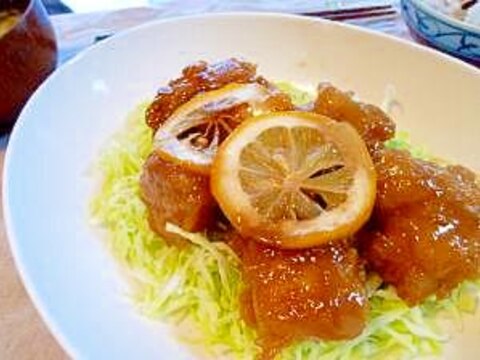 さっぱりレモン風味★鶏肉の照り焼き